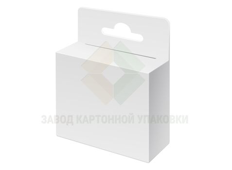 Белая коробка с ручкой 250x70x300